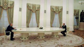 Песков ответил на вопрос о длительности встреч Путина с Шольцем и Макроном