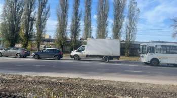 В Воронеже пассажирский автобус попал в ДТП 