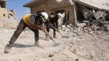  Белые каски  готовят новую провокацию в Сирии, заявили в Минобороны
