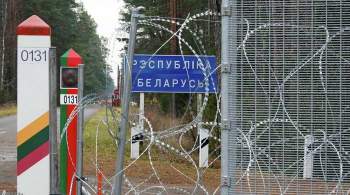 Литва намерена объявить режим ЧП на границе с Белоруссией