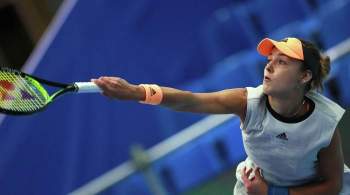 Калинская прошла во второй круг теннисного турнира в итальянском Курмайоре