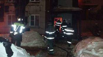 В экстренных службах назвали возможную причину пожара в Пушкино