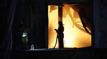В подмосковном Красногорске ликвидировали пожар на складе