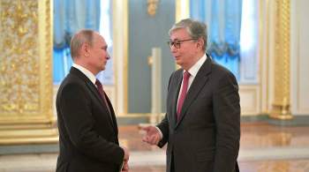 Президент Казахстана обсудил с Путиным ситуацию в Афганистане
