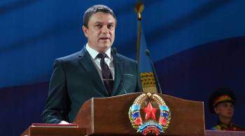 Глава ЛНР Пасечник загадал на Новый год достижение мира в Донбассе