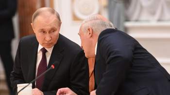 Путин и Лукашенко начали переговоры