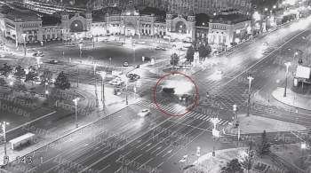 При столкновении двух машин в центре Москвы пострадали пять человек 