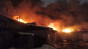 В Пушкино потушили пожар на мясном предприятии 