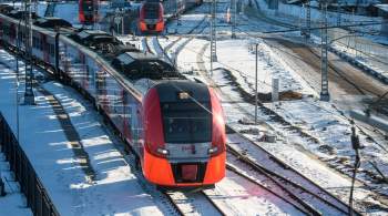 Следовавшие в Москву пригородные поезда задерживаются из-за непогоды