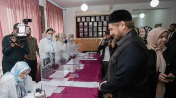 Кадыров победил на выборах главы Чечни почти со 100% результатом
