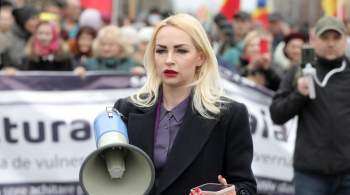 Лидер оппозиции Молдавии заявила, что на протесте ее ударил глава полиции