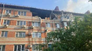 В Краснодаре при взрыве газа в многоэтажке пострадал человек