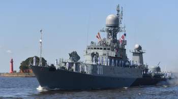 Российские корабли провели стрельбы в Балтийском море