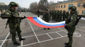 Первые подразделения десантников России из сил ОДКБ вылетели из Алма-Аты
