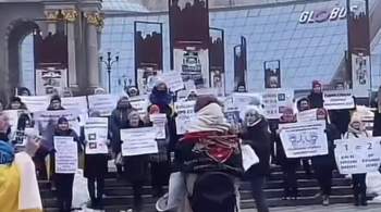 В Киеве прошел митинг с требованием демобилизации военнослужащих 