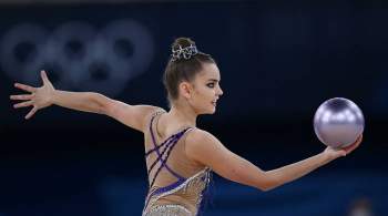 Гимнастка Дина Аверина завоевала серебро на Олимпиаде в личном многоборье