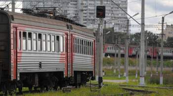 В Москве зацепер нарушил график электричек дальних маршрутов на МЖД