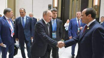 Путин поговорил с президентом Египта
