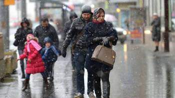 Москвичей предупредили о сильном ветре и мокром снеге с дождем