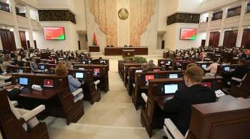 В Белоруссии не будут объединять две палаты парламента