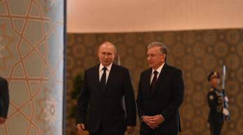 Путин обсудил с Мирзиеевым стратегическое партнерство России и Узбекистана