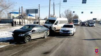 В Волгограде произошло ДТП с маршруткой