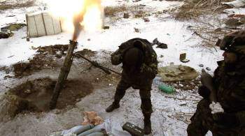 Украинские силовики обстреляли из минометов территорию ДНР