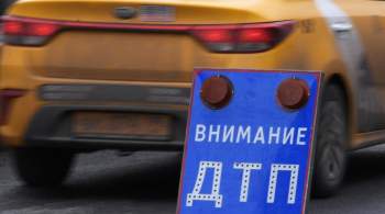 На Симферопольском шоссе вблизи Москвы столкнулись три автомобиля