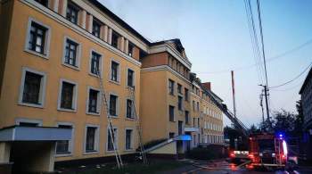 В Нижнем Новгороде ликвидировали пожар в общежитии