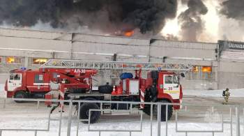 На складе холодильников в Красноярске ликвидировали открытое горение