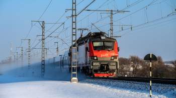 Один из поездов, остановленных в Рязанской области, возобновил движение