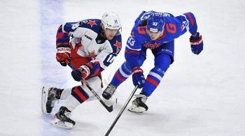 СКА обыграл ЦСКА в матче КХЛ в день 75-летия отечественного хоккея