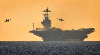 В Госдуме назвали решение США оставить авианосец в Средиземном море угрозой