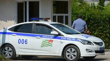 В Абхазии депутат открыл стрельбу из автомата у здания МВД