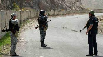 Таджикистан сообщил о ранении троих военных из-за инцидента на границе