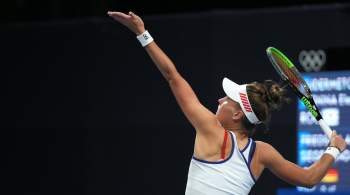 Кудерметова вышла во второй круг Australian Open