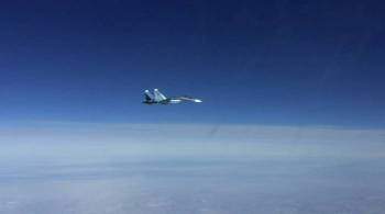 Российские Су-27 подошли к французским самолетам на минимальную дистанцию