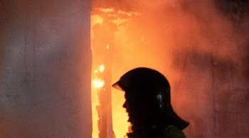 В Москве потушили пожар в районе Ленинградского вокзала 