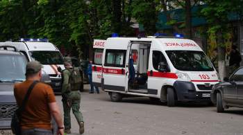 При взрыве в центре Луганска пострадали семь человек