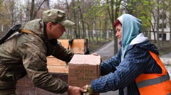 МЧС ЛНР доставило в Кременную в Донбассе первый гуманитарный груз