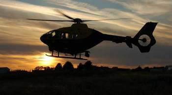 В Казахстане вертолет Eurocopter совершил жесткую посадку