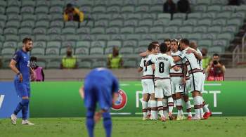 Сборная Португалии победила азербайджанцев в отборочном матче ЧМ-2022