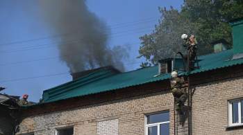 При пожаре в больнице в Новосибирске никто не пострадал