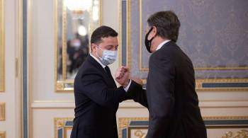 Зеленский обсудил с Блинкеном  возвращение  Крыма Украине