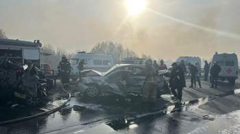 В Ульяновске произошло крупное ДТП из восьми автомобилей