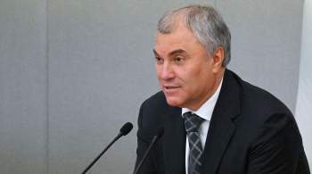 У депутатов Госдумы нет отпусков, заявил Володин 