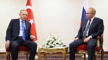 Путин обсудил с Эрдоганом проблему продовольственной безопасности