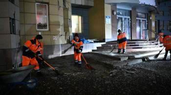 Около двух тысяч человек убирали ночью в Белгороде мусор и осколки 