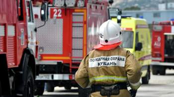 В загоревшемся в Краснодарском крае отеле рухнула крыша