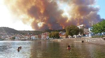 В Греции оценили ситуацию с пожарами